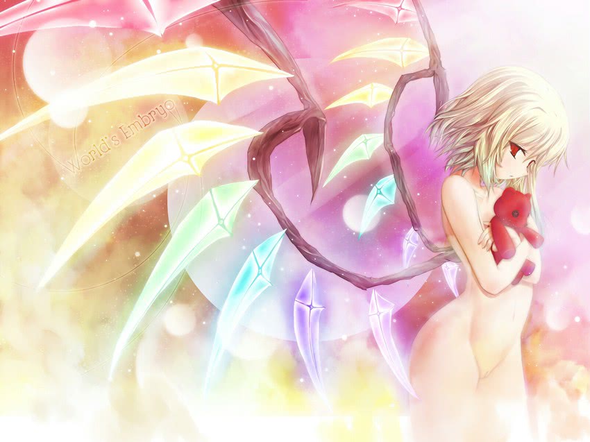 flandre scarlet (touhou and 1 more) drawn by scarlet_(studioscr)