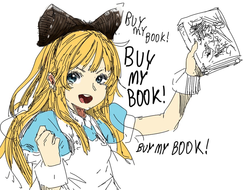 alice (alice's adventures in wonderland and 1 more) drawn by drawfag