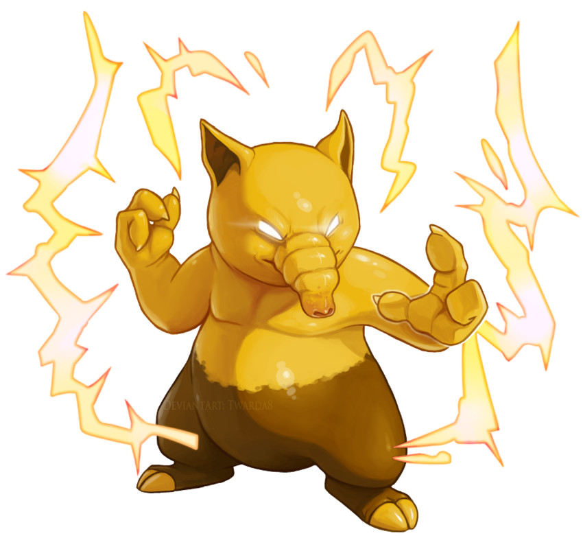 drowzee (pokemon) drawn by twarda8