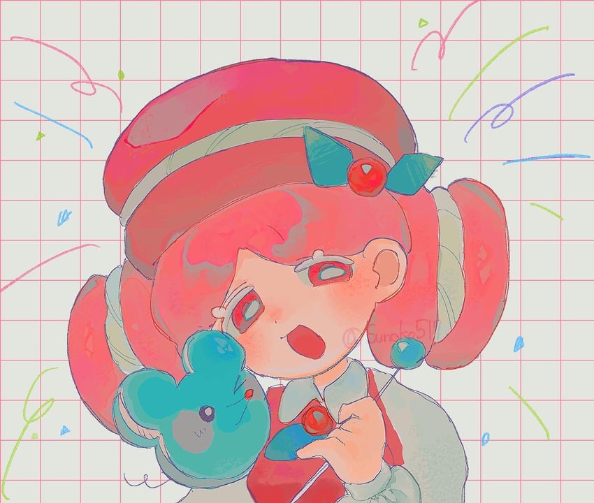 macaron cookie and macaron animal (cookie run and 1 more) drawn by sunoko517