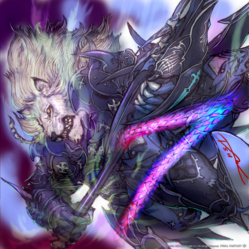 warrior of light and dragoon (final fantasy and 1 more) drawn by tetsu_tsukamoto