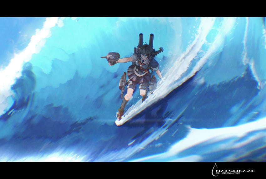 shigure and shigure kai ni (kantai collection) drawn by natsukaze_shigure