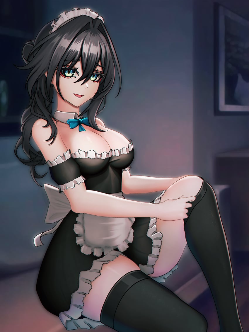 ruan mei (honkai and 1 more) drawn by absurd_fox