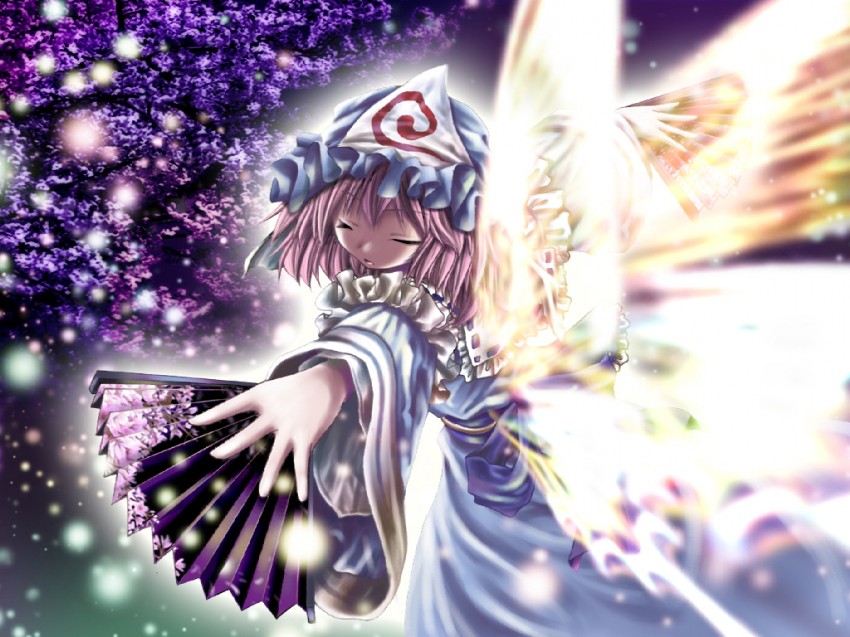 saigyouji yuyuko (touhou) drawn by aozora_market