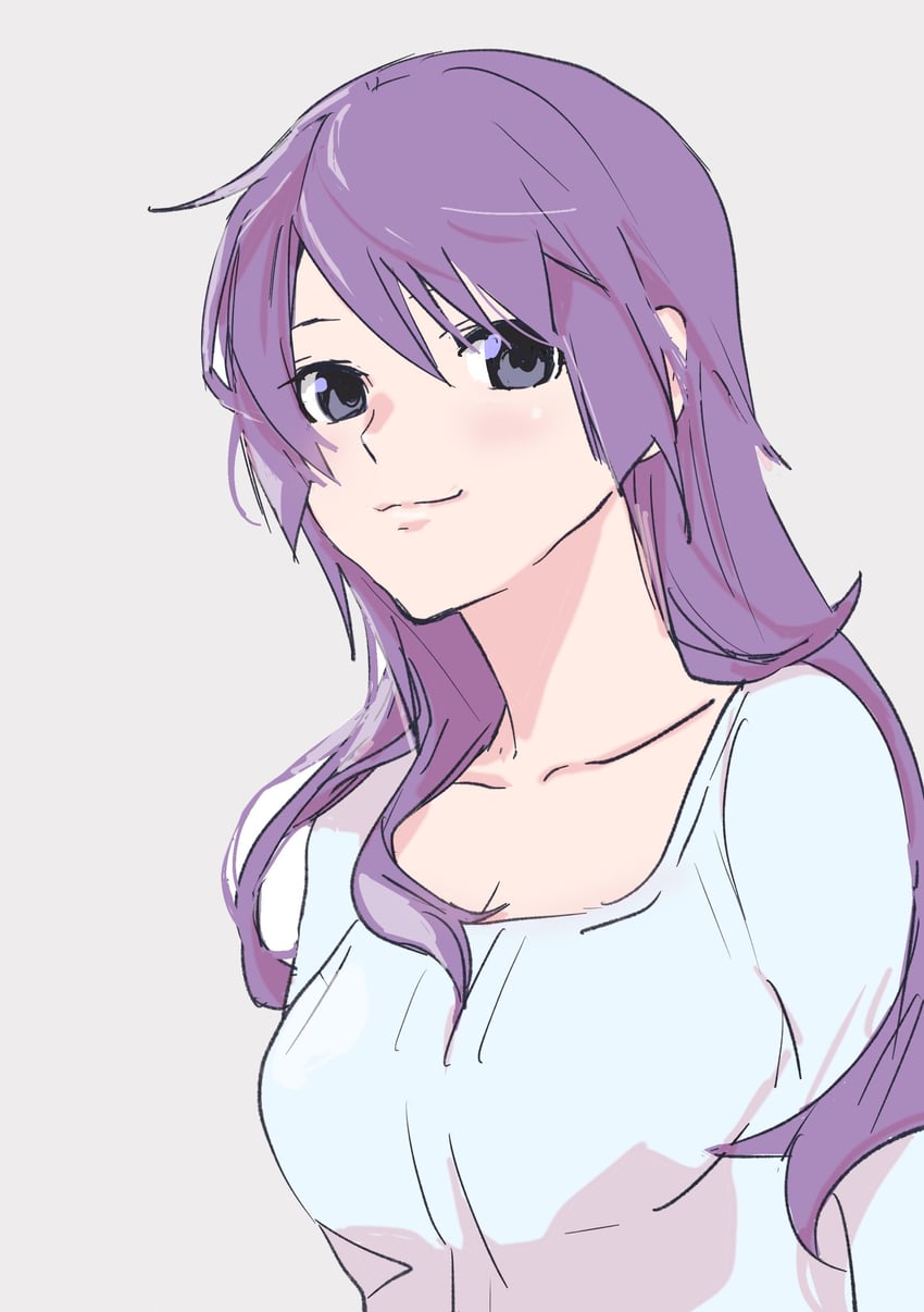 senjougahara hitagi (monogatari and 1 more) drawn by usa003uni