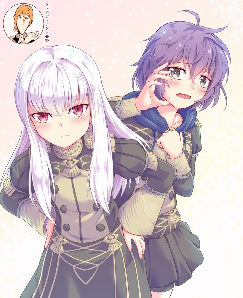 lysithea von ordelia, bernadetta von varley, and ferdinand von aegir (fire emblem and 1 more) drawn by saisyuusensi