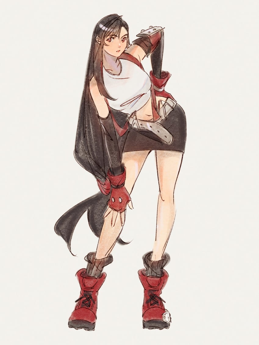 tifa lockhart (final fantasy and 1 more) drawn by mmariesr