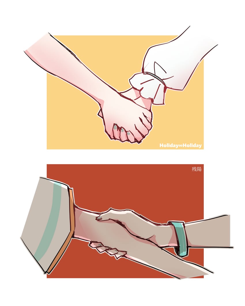 hinoshita kaho and otomune kozue (love live! and 1 more) drawn by kanduki_kamibukuro