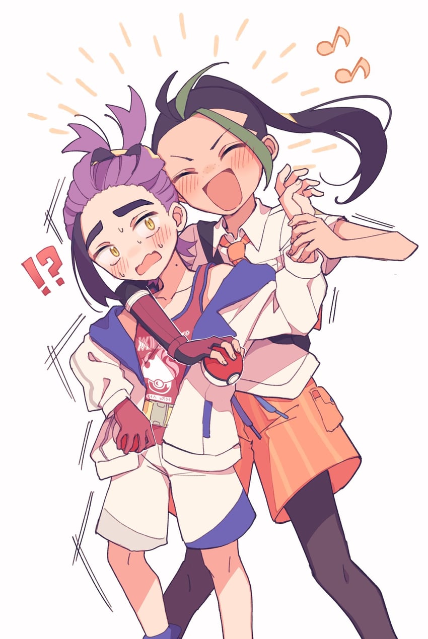 kieran and nemona (pokemon and 1 more) drawn by mitorizu_02