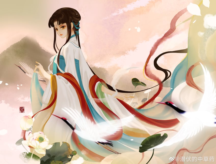 zhao linger (xianjian qixia zhuan) drawn by qianfu_de_zhongcaoyao
