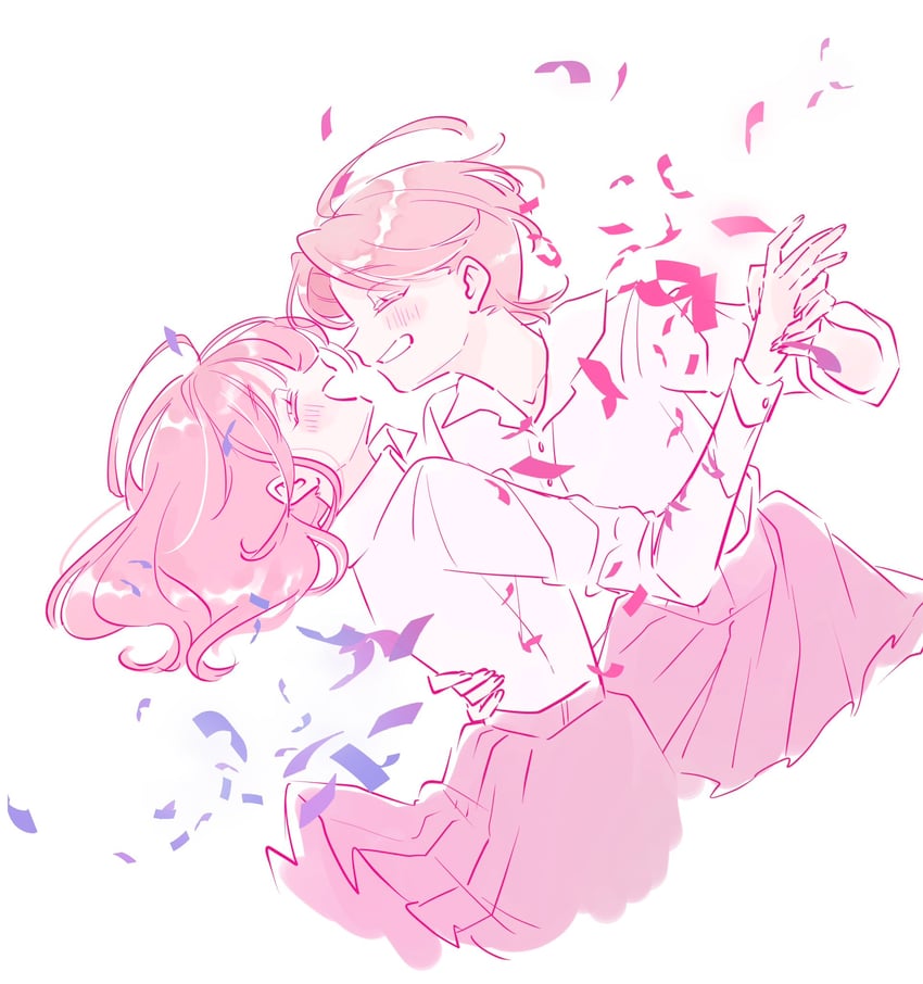 hanayagi kaoruko and isurugi futaba (shoujo kageki revue starlight) drawn by gyosite