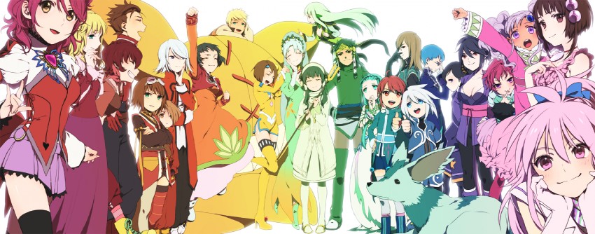 rita mordio, cheria barnes, lloyd irving, arche klein, tokunaga, and 20 more (tales of and 12 more) drawn by maruishi