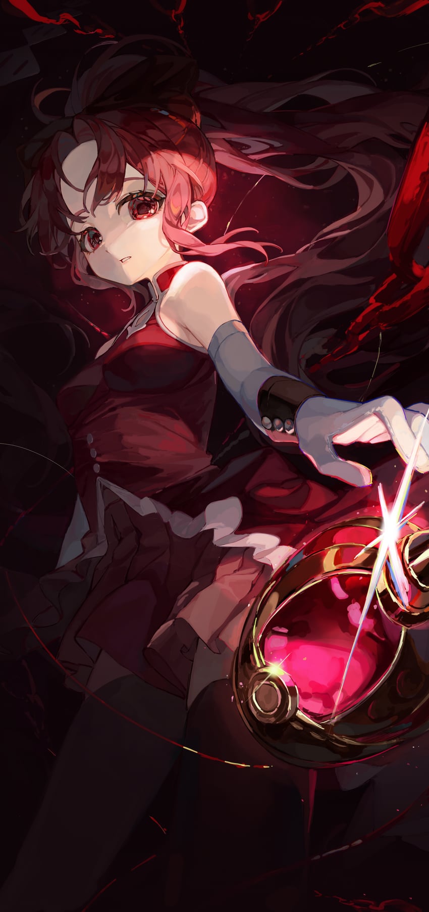 sakura kyoko (mahou shoujo madoka magica) drawn by chun_sam