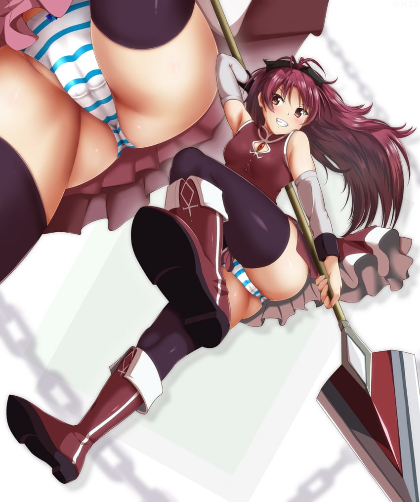 sakura kyoko (mahou shoujo madoka magica) drawn by m.i.y