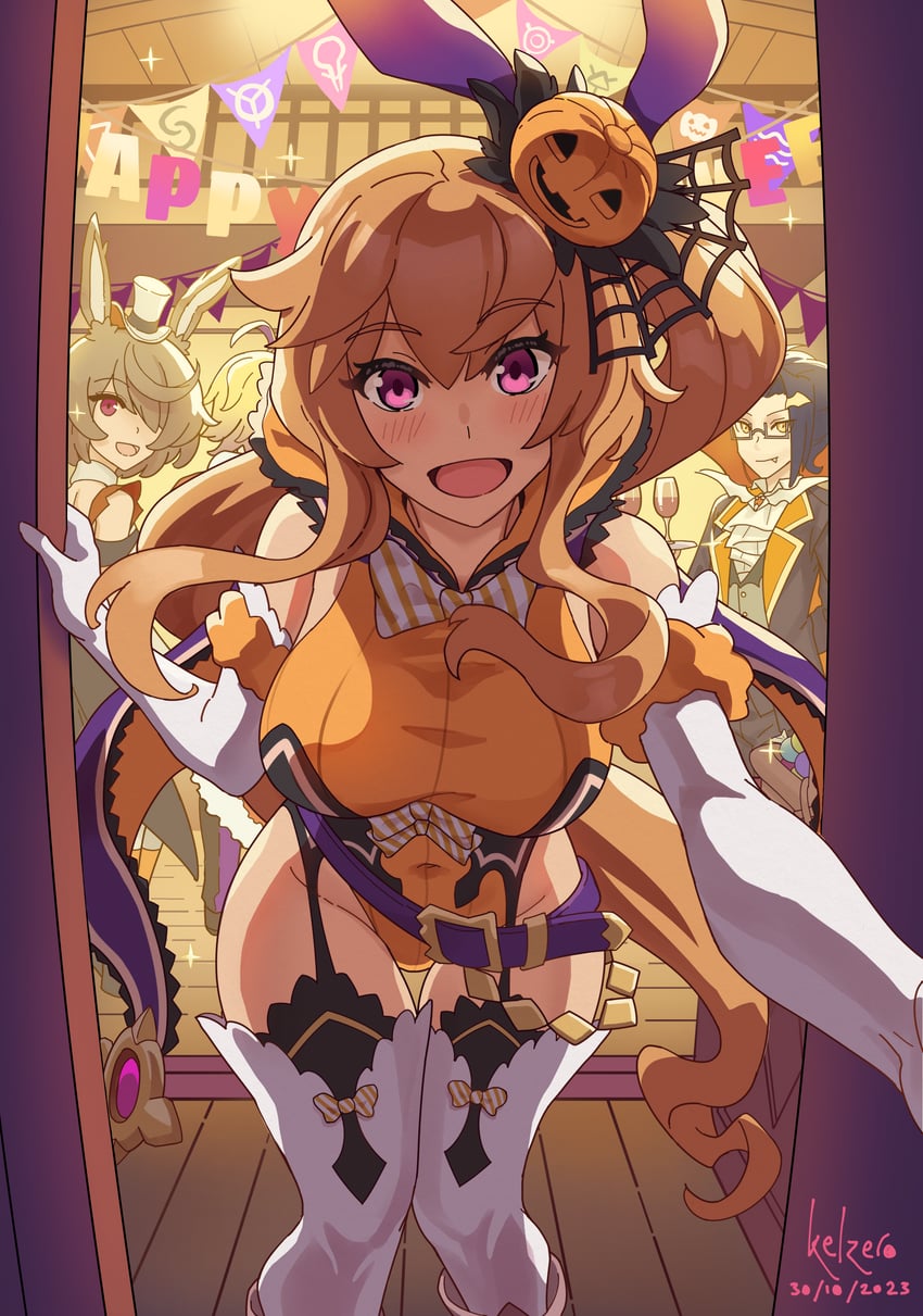 elisanne, euden, althemia, and edward (dragalia lost) drawn by kelzero