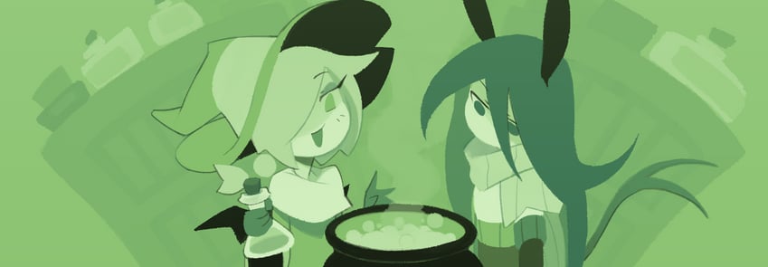 yoki and claire (dweller's empty path) drawn by temmie_chang
