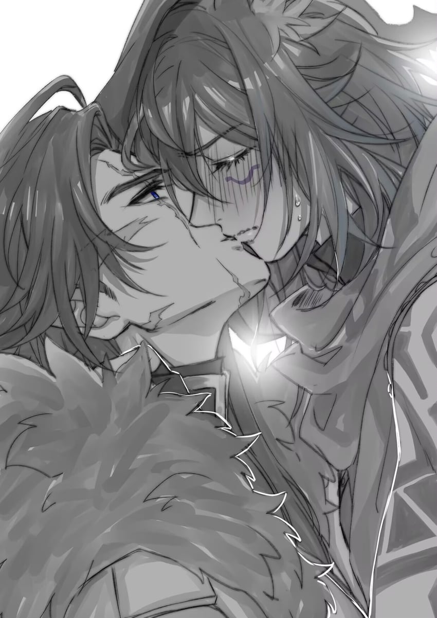 ororon and capitano (genshin impact) drawn by fujiharareika