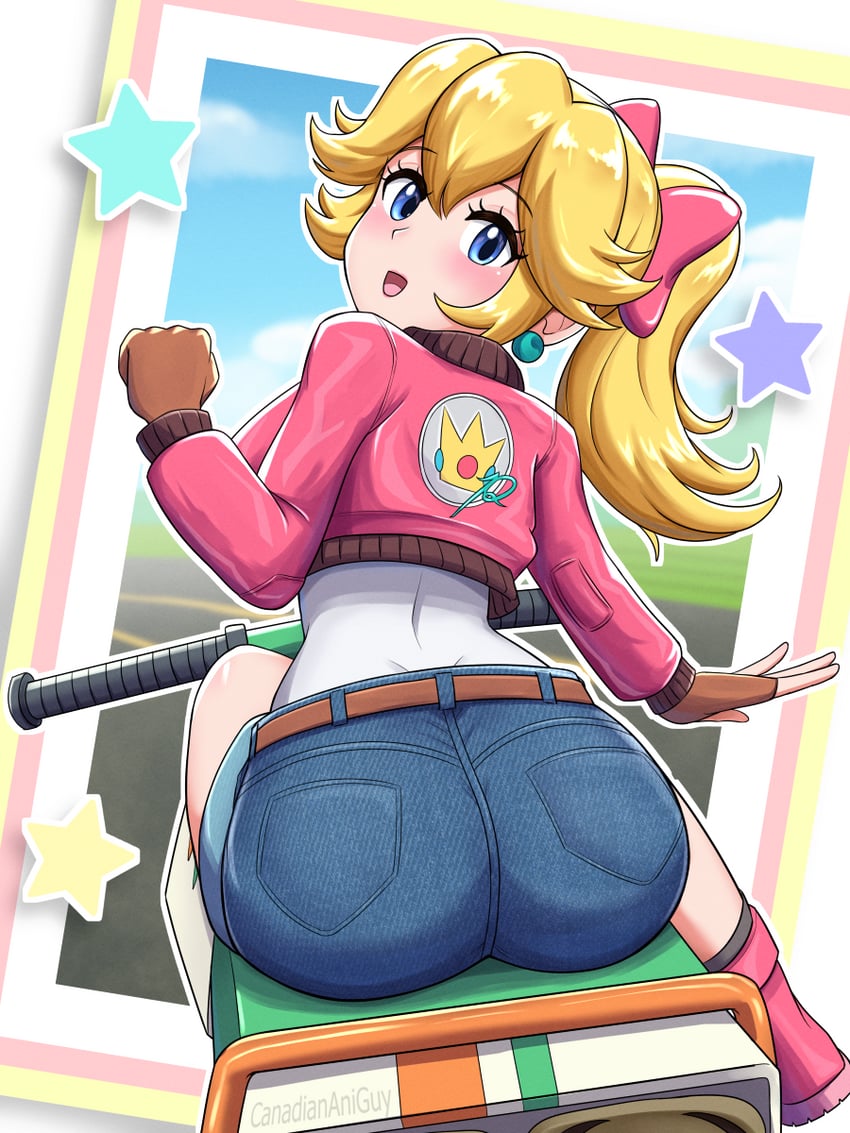 princess peach (mario and 2 more) drawn by canadiananiguy