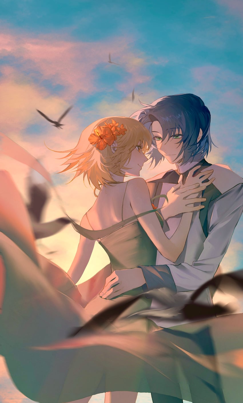 cagalli yula athha and athrun zala (gundam and 1 more) drawn by dssa193478