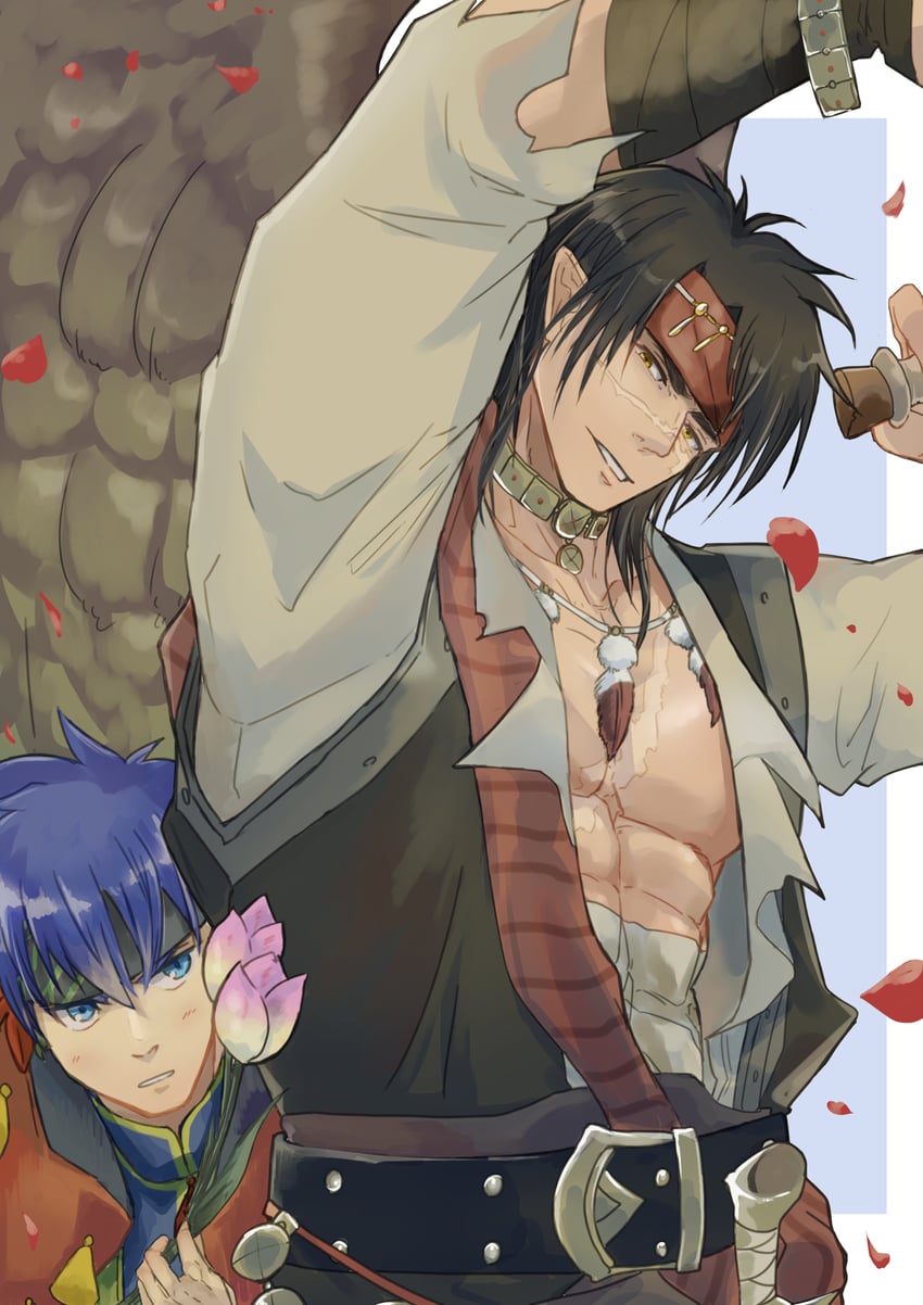 ike and tibarn (fire emblem and 3 more) drawn by kamabokozin