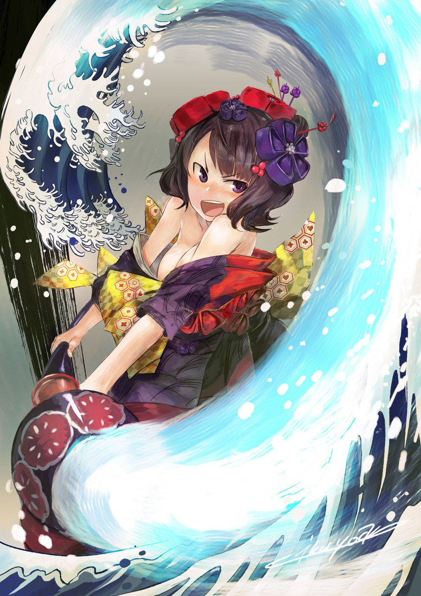 katsushika hokusai (fate and 1 more) drawn by ikuyoan