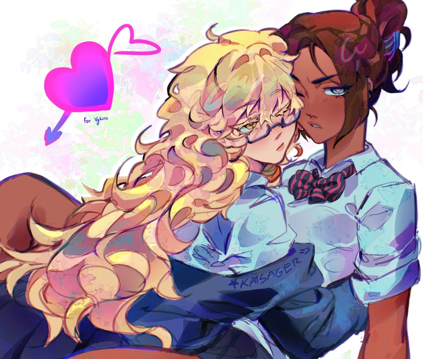 luka and hyuna (alien stage) drawn by kaisagerr