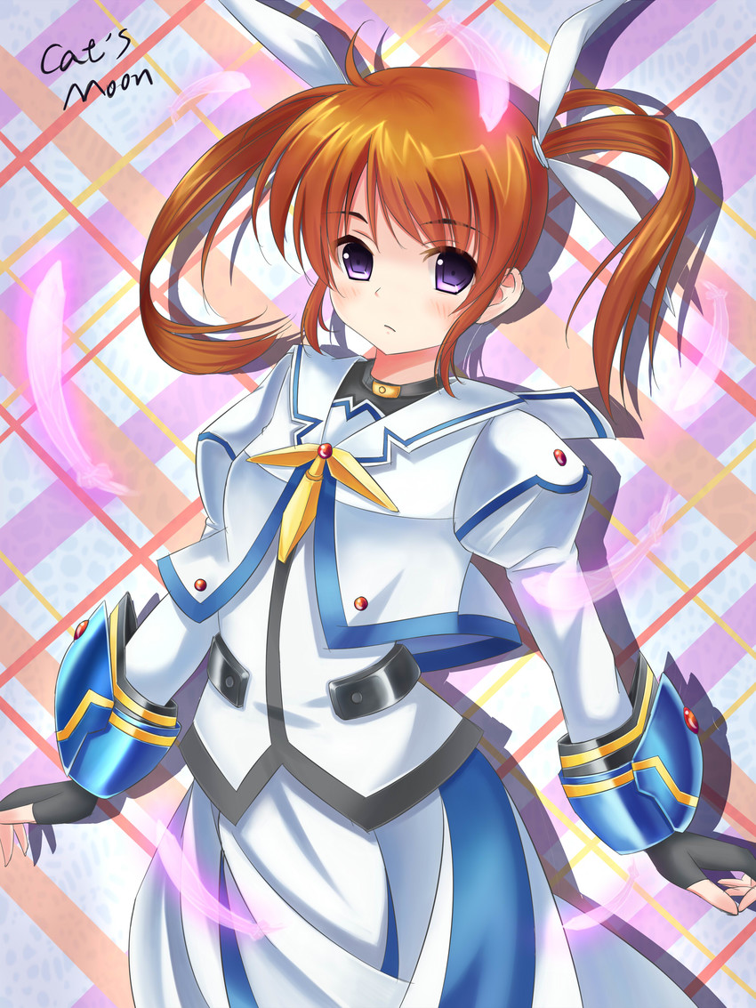 takamachi nanoha (lyrical nanoha and 2 more) drawn by catsmoon