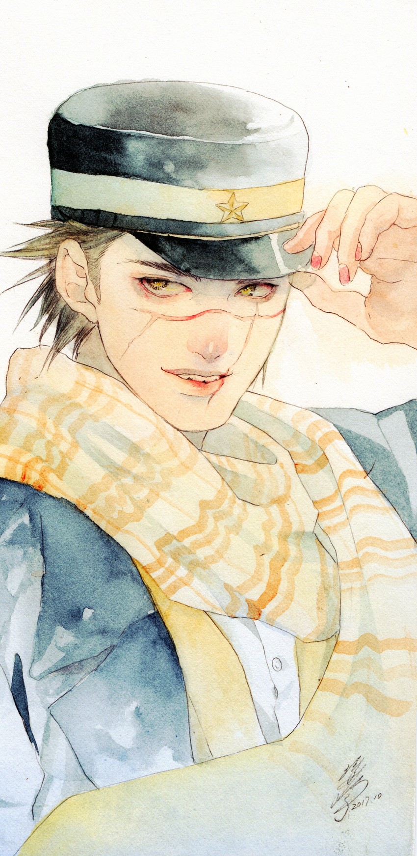 sugimoto saichi (golden kamuy) drawn by sata_hatoko