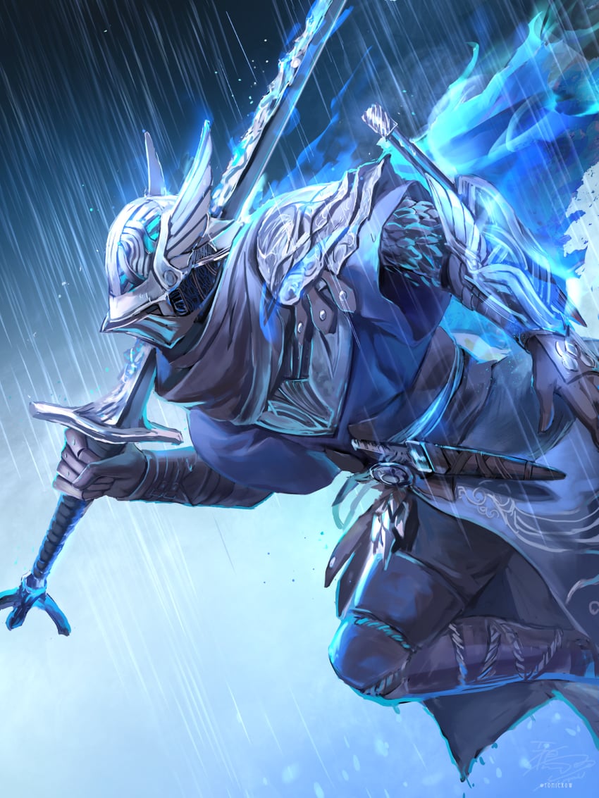 wylder (elden ring and 1 more) drawn by karasuba_yomi
