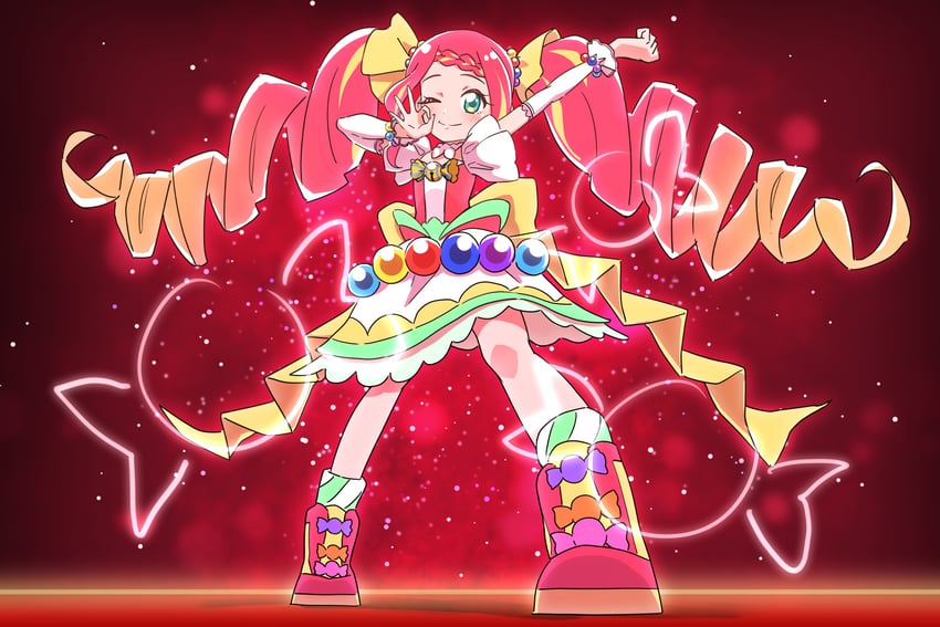 bonbon (precure and 1 more) drawn by ishidai_(ishidai4682)