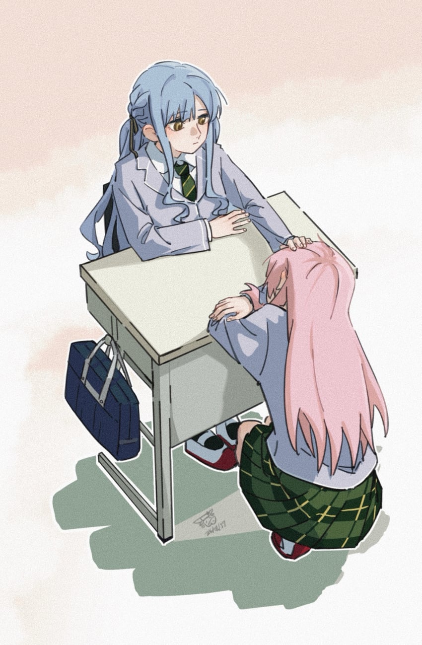 chihaya anon and togawa sakiko (bang dream! and 1 more) drawn by hanemi