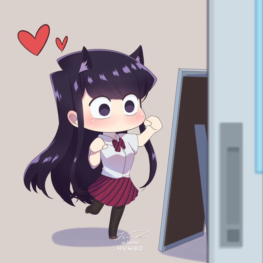 komi shouko (komi-san wa komyushou desu) drawn by j_humbo