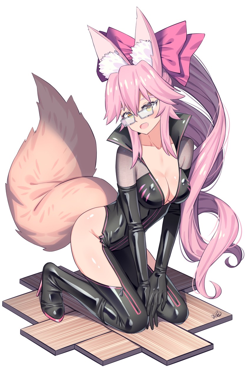 tamamo and koyanskaya (fate and 1 more) drawn by xiaoxi0619