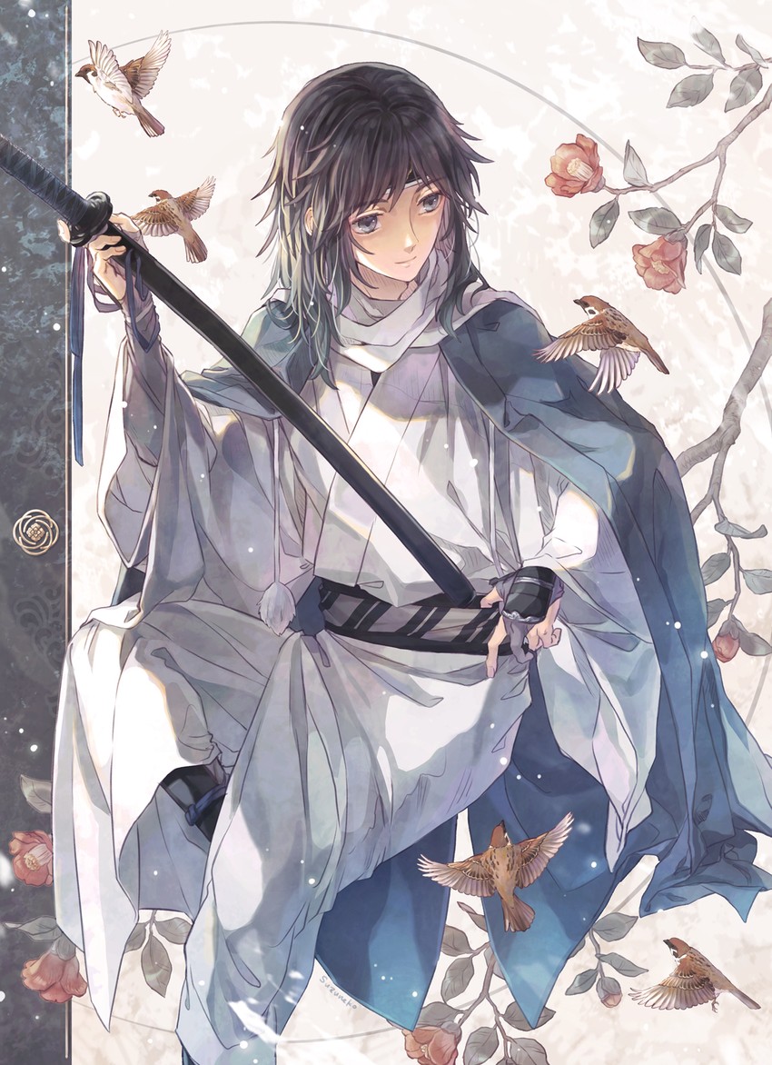 yamato-no-kami yasusada (touken ranbu) drawn by suzuneko-rin
