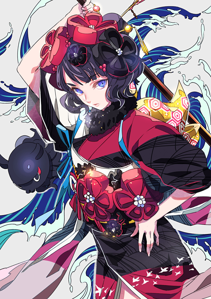 katsushika hokusai and tokitarou (fate and 2 more) drawn by tenobe