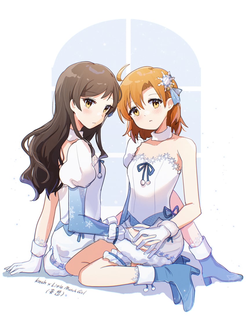 kitazawa shiho and yabuki kana (idolmaster and 1 more) drawn by nnnn