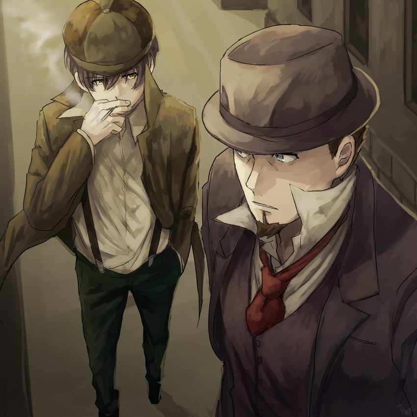avilio bruno and nero vanetti (91 days) drawn by mike2010