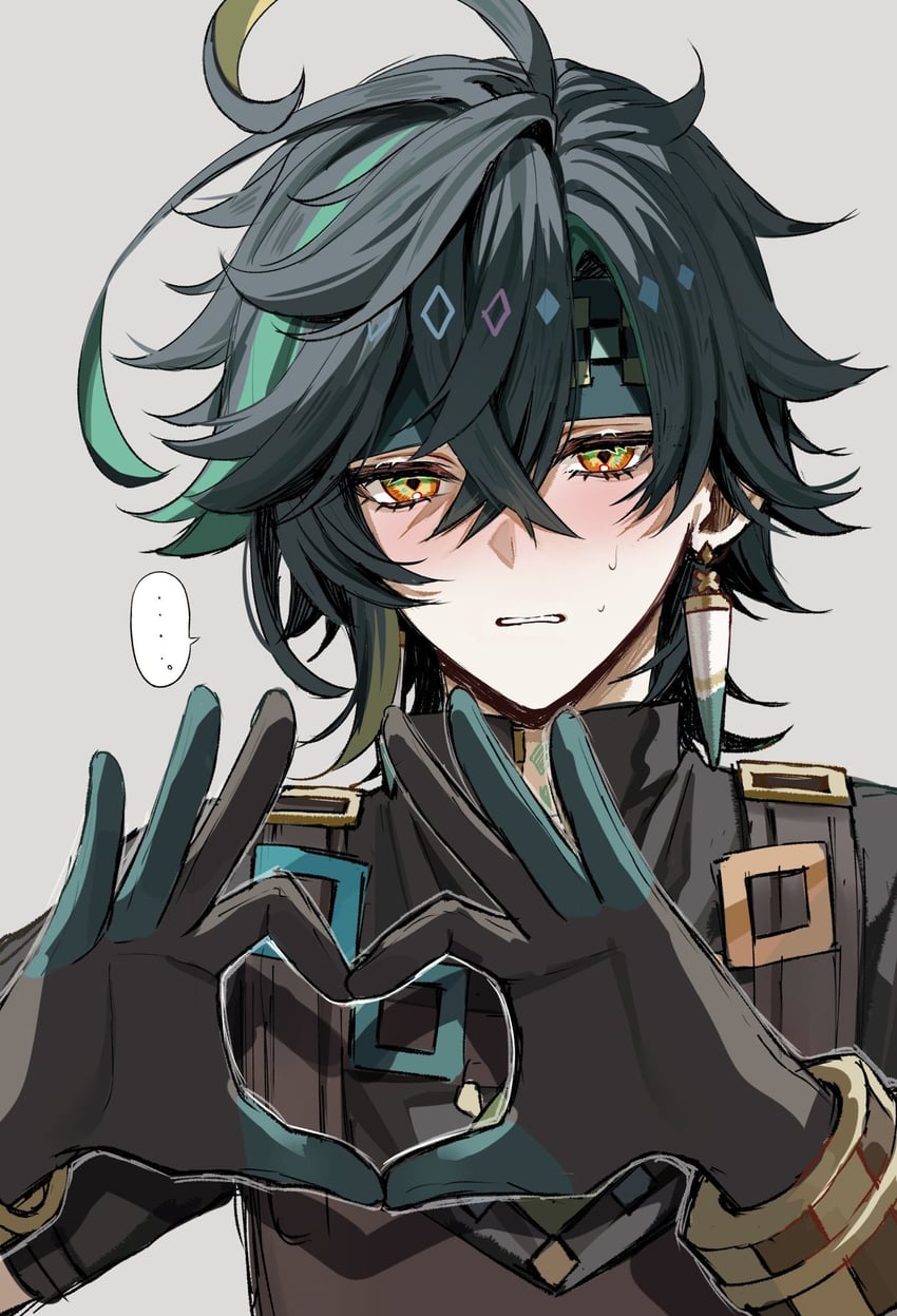 kinich (genshin impact and 1 more) drawn by seyanaso