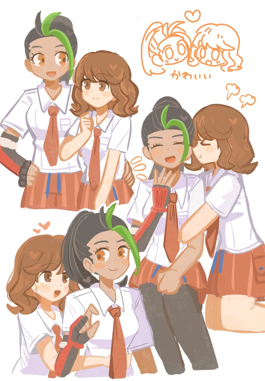 nemona and anna (pokemon and 1 more) drawn by han0579