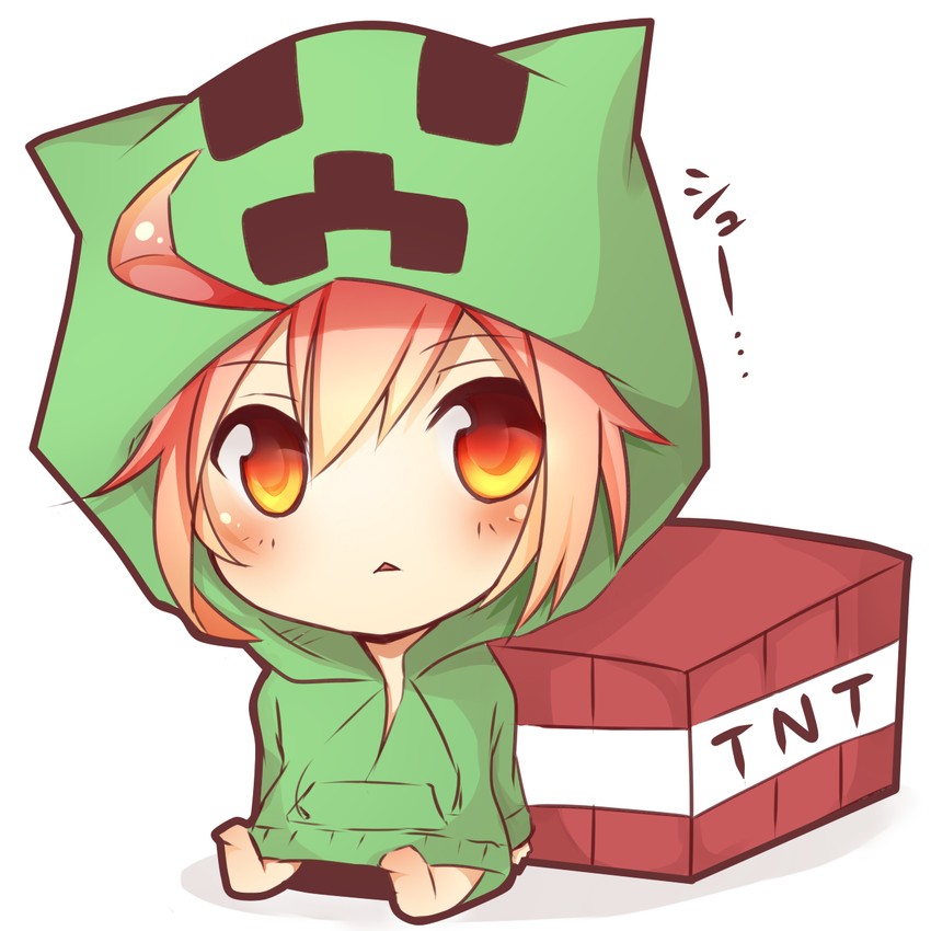 creeper and cupa (minecraft and 1 more) drawn by tosura-ayato