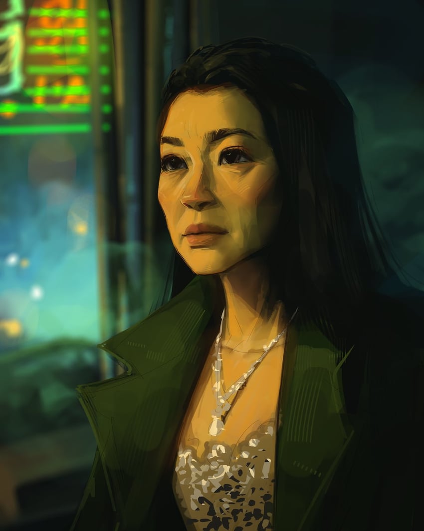 evelyn quan wong (original and 1 more) drawn by sam_yang