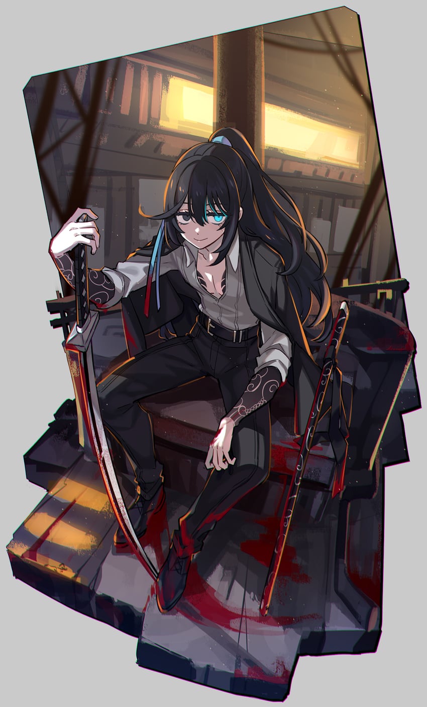 hong lu (project moon and 1 more) drawn by shiki_(shikki46)