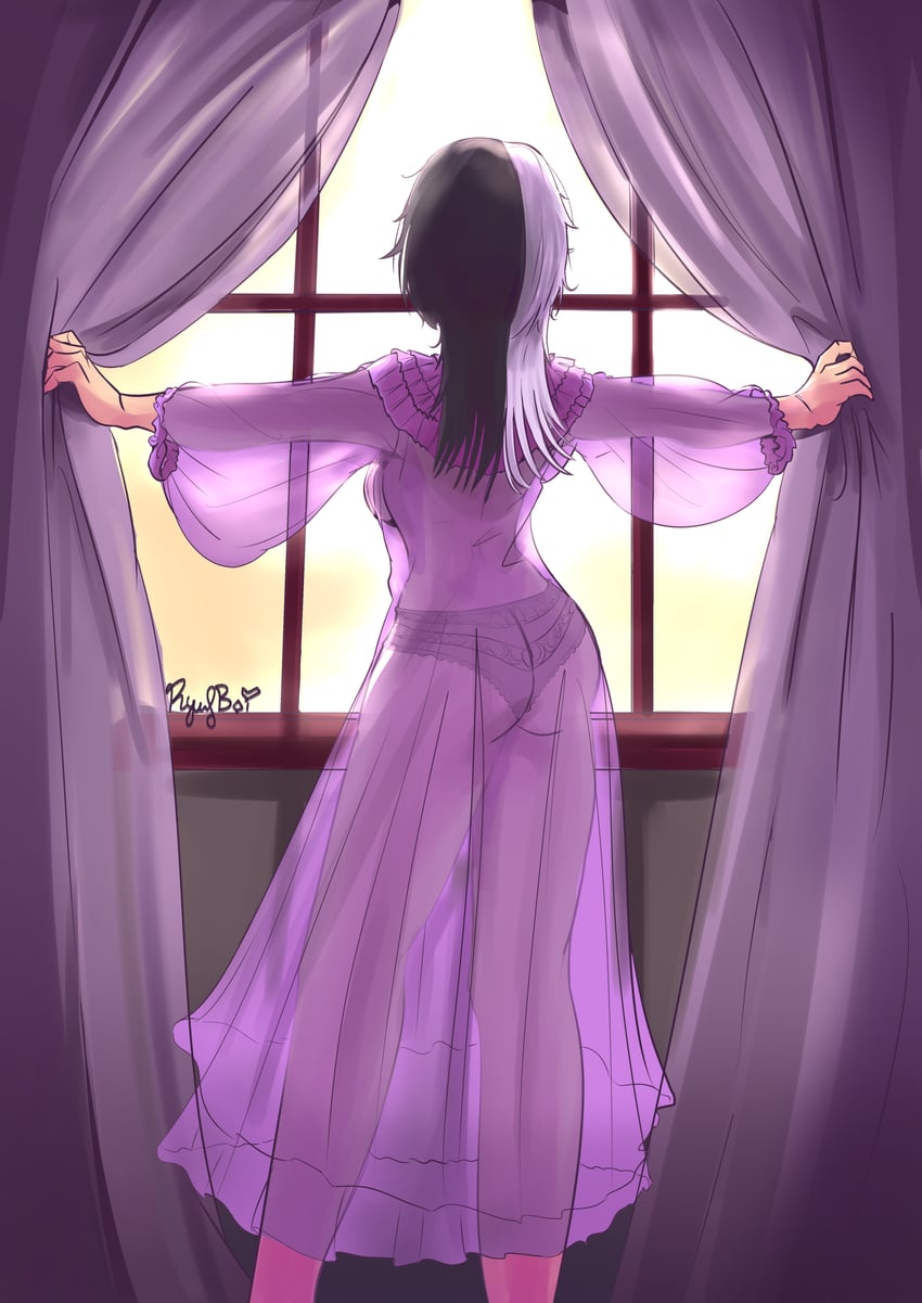 shiori novella (hololive and 1 more) drawn by ryufboi