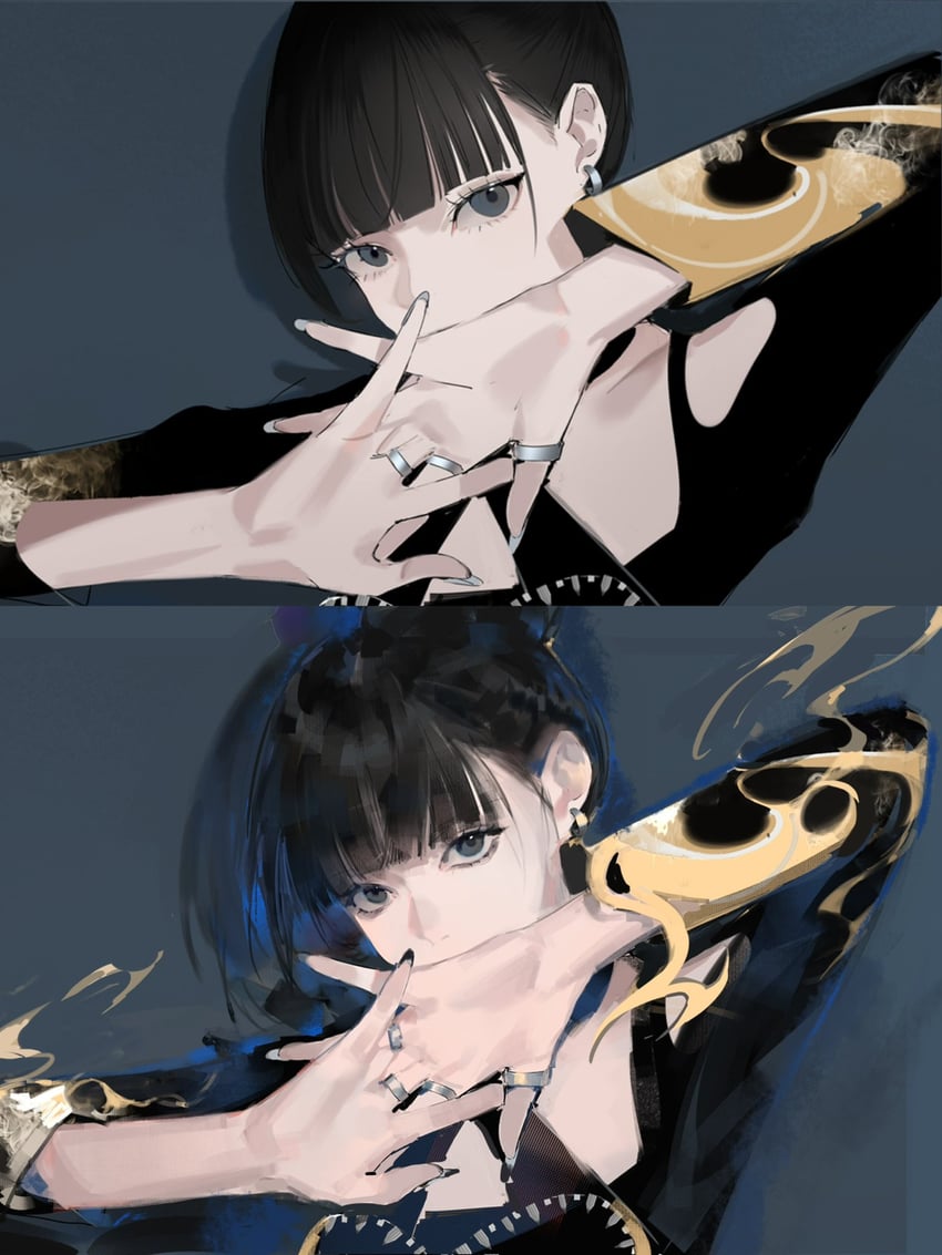 winter (real life and 1 more) drawn by zhanzhan_lan