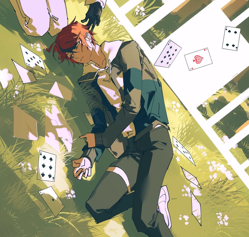 aotsuki eito and sumino takumi (the hundred line -last defense academy-) drawn by si_ming