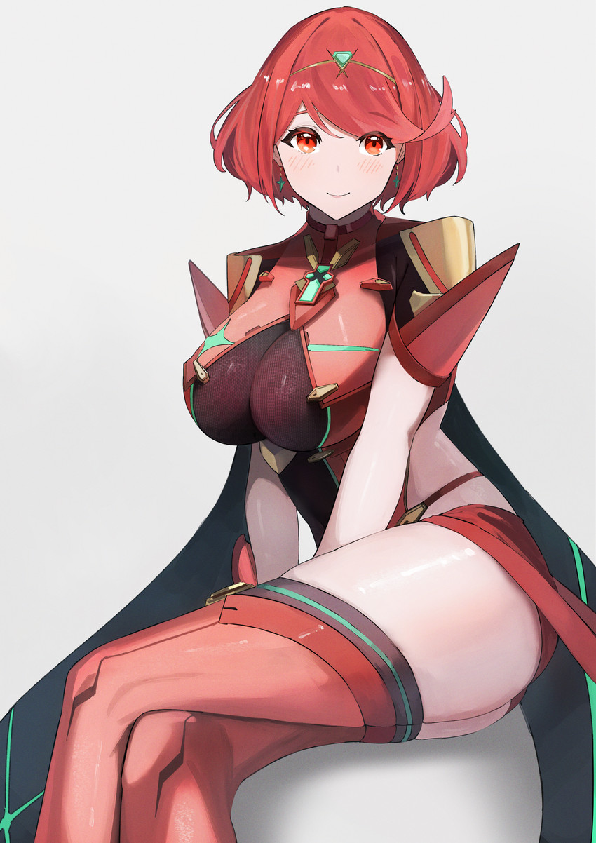 pyra (xenoblade chronicles and 1 more) drawn by matsukan_(dug_pile)