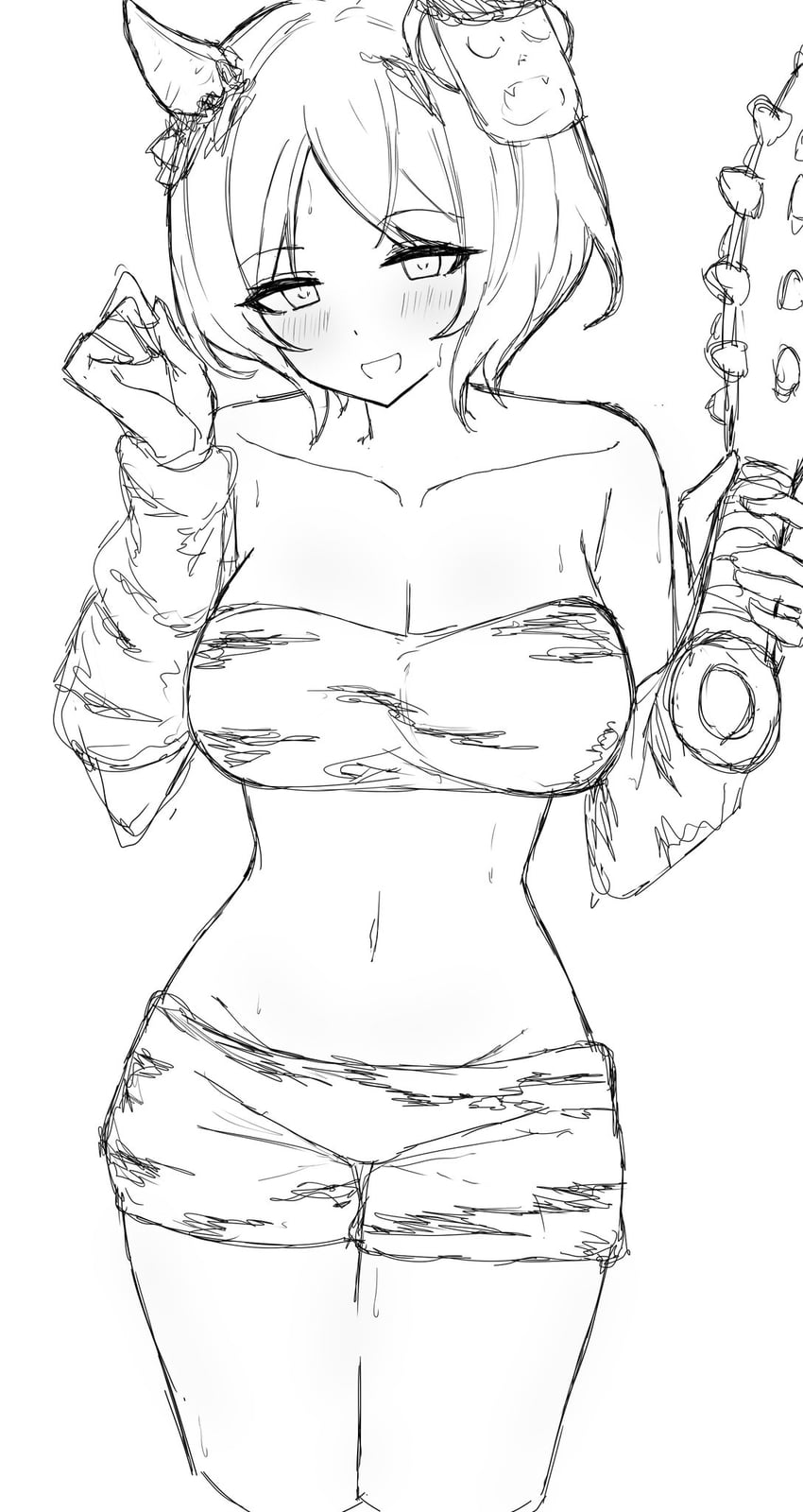 sakura laurel (umamusume and 1 more) drawn by kumiyabe