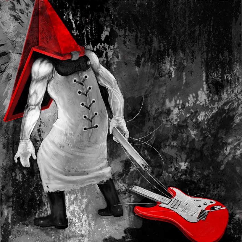 pyramid head (silent hill and 1 more) drawn by 8_(eight)