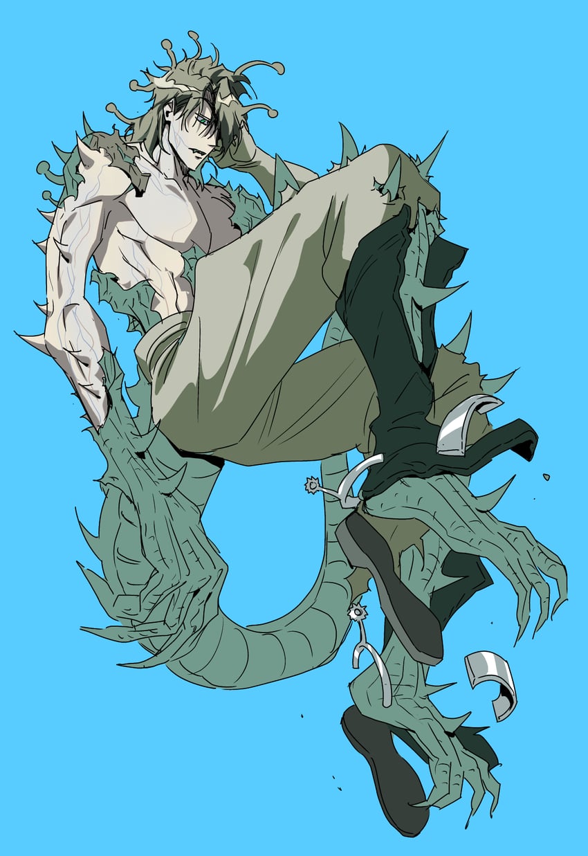 diego brando and scary monsters (jojo no kimyou na bouken and 1 more) drawn by jeonjin_(mynamebazin)