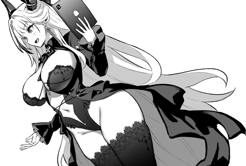 admiral zenker (azur lane and 1 more) drawn by hori_(hori_no_su)